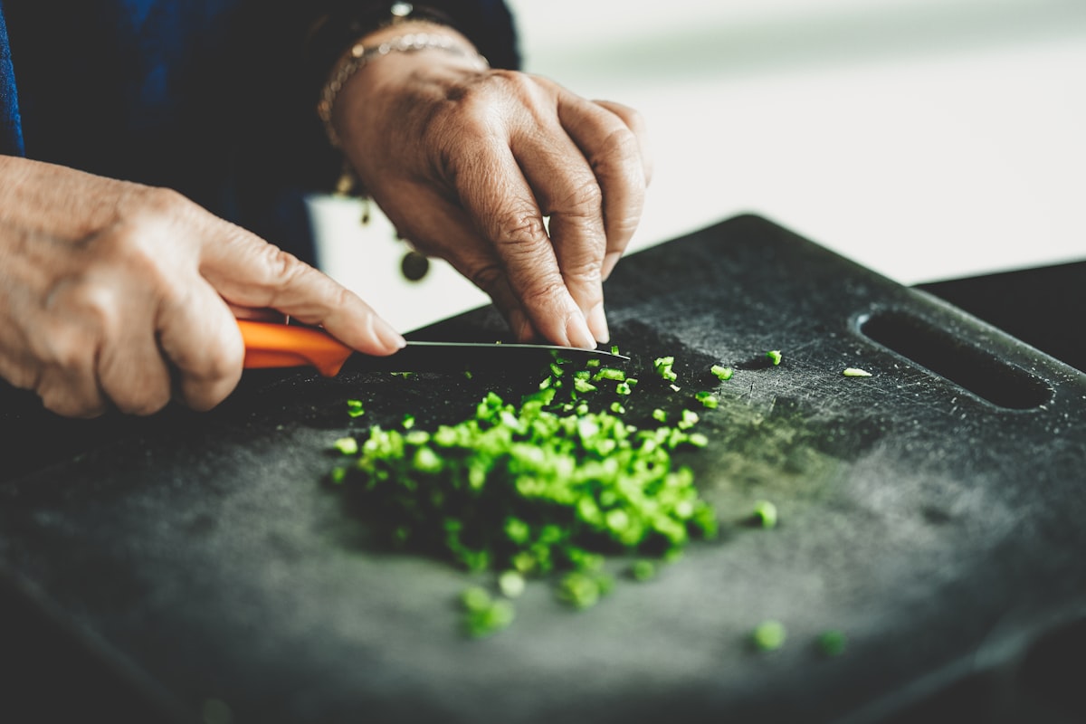 Fresh wholesome ingredients including vegetables and herbs